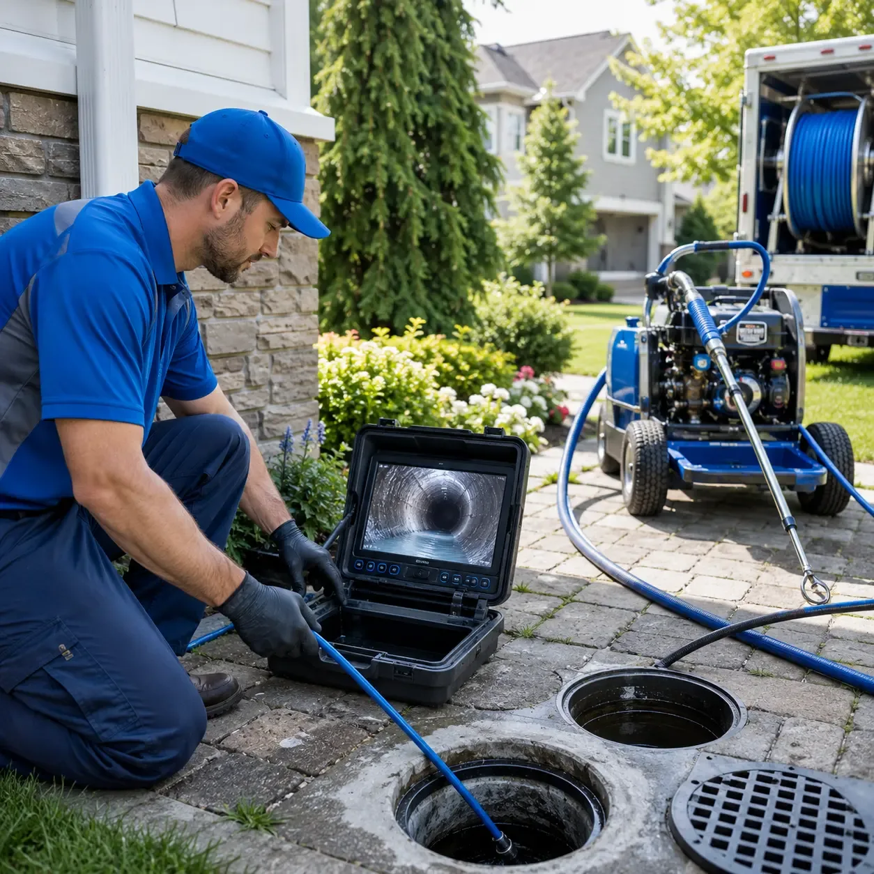 Outdoor drain cleaning professionals serving Montrose, AR